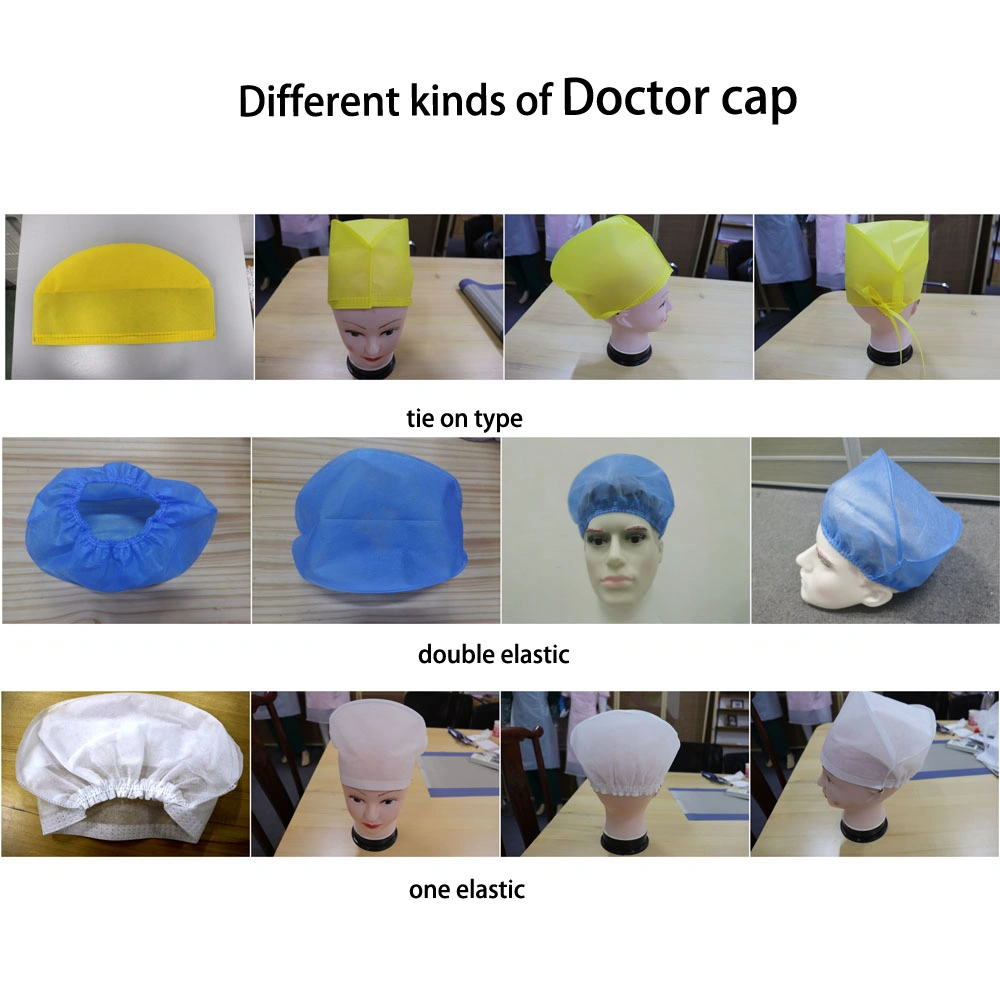 Automatic Aluminum Alloy Type Doctor Cap Machine Meidcal Caps Cover Non Woven Machine