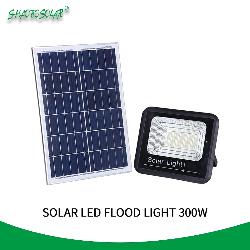200W Lampu LED Surya Luar Ruangan 150W 300W Solar Flood Light 6