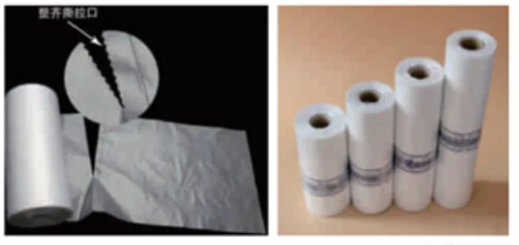 Mesin Double Layer Rolling Flat Dan T - Shirt Bag 220V Degradable 1