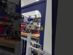 Mesin pembuat kantong kertas dengan pengumpanan lembaran bebas kusut secara otomatis penuh