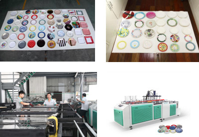 Tas Mesin Piring Kertas Hidrolik 600Y Membentuk 220V