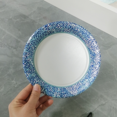 Mesin Piring Kertas bentuk yang berbeda piring cangkir kertas warna-warni bahan yang berbeda dengan film dengan lapisan pla pe