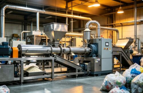 Mesin Ekstrusi Produksi Film Serbuk PVC Dilengkapi dengan 7.5kw 11kw Daya Motor Utama Menyediakan Output Film yang Konsisten