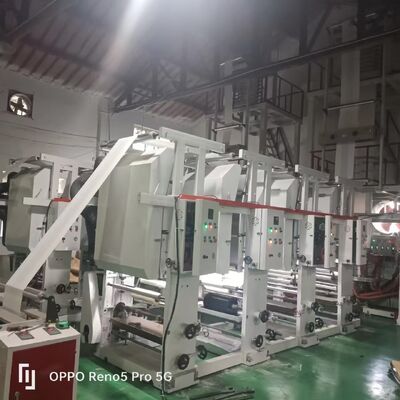 Diameter of Screw 55mm 2 atau 65mm 2mm Film Extruder Machine Total Power 11-21kw Extrusioncapacity 100 sampai 500 Kg h untuk Plastic Film Extrusion