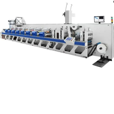 Plastik PP PE Mesin Cetak Flexo Kecepatan Tinggi POF PVC Non Woven Fabric Paper Bag