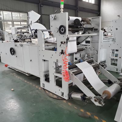 Mesin Pembuat Kantong Kertas Otomatis Berkecepatan Tinggi 160-420mm Untuk Kemasan Makanan Ringan#mesin pembuat kantong belanja otomatis