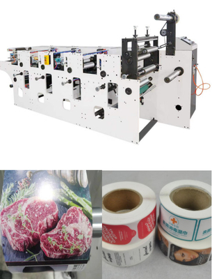 Mesin Pembuat Tas Belanja Kertas Flexo HJ 6-600 #380V 50HZ Mesin Cetak Flexo Empat Warna 220V