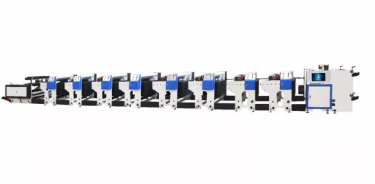 1-8 Warna Mesin Cetak Flexo Kecepatan Tinggi 1000mm