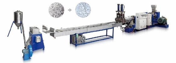 Mesin Extruder Film PE Limbah Pipa PVC Tas PP Botol PET Mesin Daur Ulang Plastik