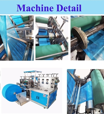 PP PE Non Woven Shoe Cover Membuat Mesin Film Plastik