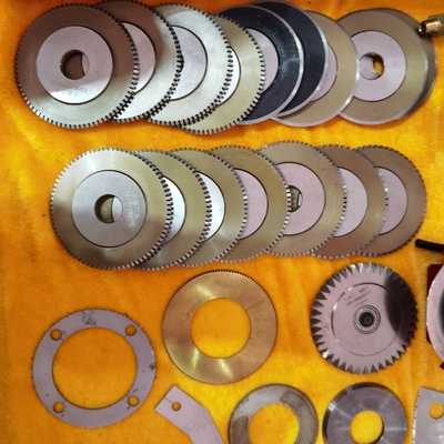 Rotary Die Cutting Metal Slitting Round Blades Industri Tembaga Aluminium Foil
