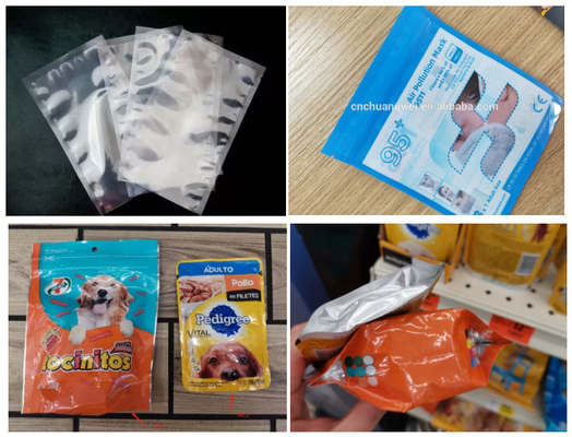 Mesin Pembuat Tas Belanja Kertas Berkecepatan Tinggi Dengan Pegangan Datar PE, Mesin Pembuat Kantong Kertas Makanan HDPE