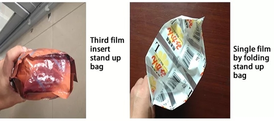 Mylar Snack Bag Membuat Mesin Kertas Laminated PE Doypack Zipper Pouch