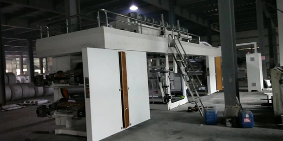 Mesin Cetak Label Flexo Berkecepatan Tinggi 80m / Min CI Central Drum Pp Shopping Bag
