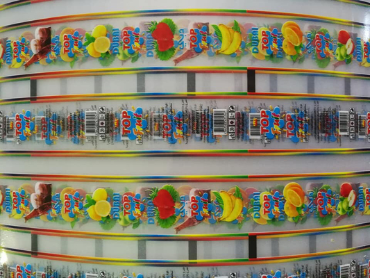 Mesin Cetak Label Flexo Berkecepatan Tinggi 80m / Min CI Central Drum Pp Shopping Bag