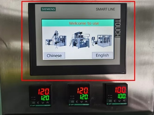 Popcorn Pouch Paper Bag Sealing Packing Machine 2000kg Rotary Microwave Nitrogen Filling