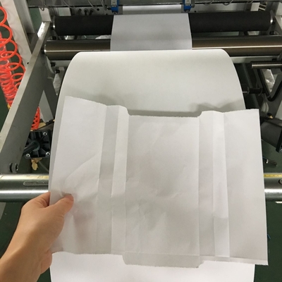 Kertas Web Dicetak Ke Mesin Pembuat Kantong Kertas Bawah Persegi