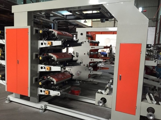Multicolor Narrow Web Roll To Roll Mesin Cetak Flexo Untuk Kertas Film