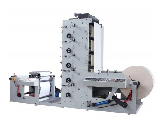 Sticker Label Mesin Cetak Flexo 1300mm Dengan Sertifikat Ce 5colors Roll Paper