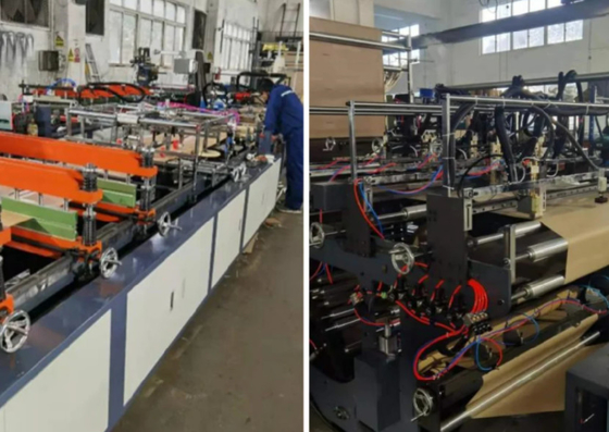 Mesin Kantong Lapisan Ganda Bergelombang Kertas Tas Kraft Amplop Sarang Lebah