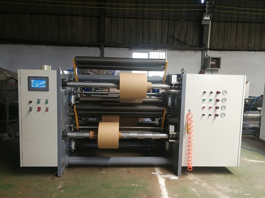 Mesin Slitting Tension Sepenuhnya Otomatis 1150mm Untuk Film 0,5mm 30 - 450g Kertas