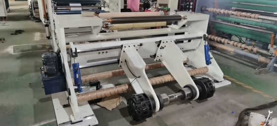 Mesin Slitting Tension Sepenuhnya Otomatis 1150mm Untuk Film 0,5mm 30 - 450g Kertas