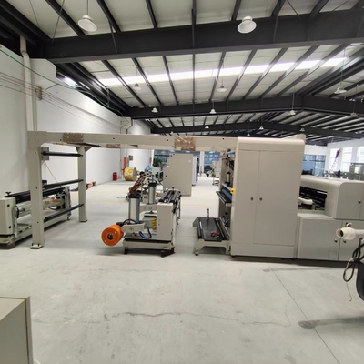 Mesin Slitting Tiga Servo Sepenuhnya Otomatis Untuk Kertas 45-450g Kecepatan Tinggi