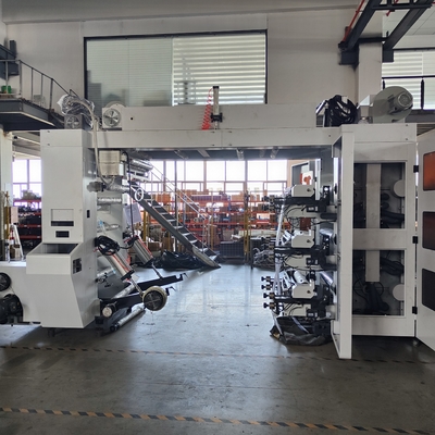 HJ-CI81400 Mesin Cetak Flexo Berkecepatan Tinggi 380-800mm Panjang Pencetakan