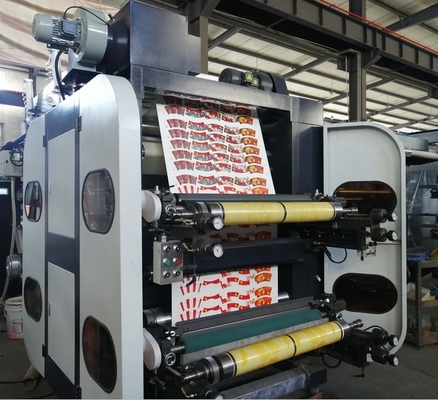Mesin Cetak Flexographic HJ-800 750mm 800mm Lebar 280-1200mm