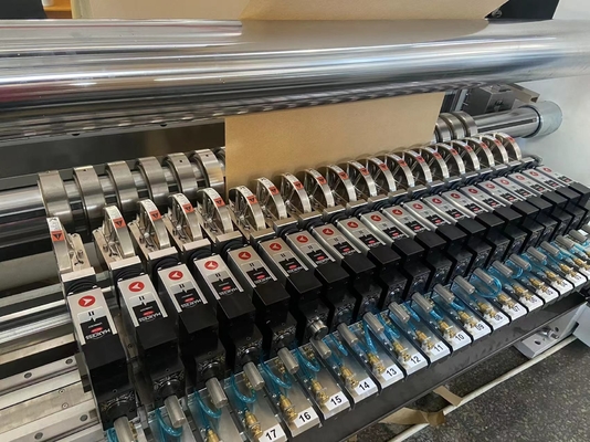 Mesin Rewinder Slitter Berkecepatan Tinggi 1-200m/Min Kecepatan 1500mm Maks