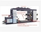 Mesin Cetak Flexo 4 Warna Berkecepatan Tinggi untuk Kantong Kertas # Roll To Roll Kertas Mesin Cetak Flexo 60m/Min 4 Warna