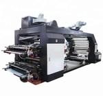 Mesin Cetak Flexo 4 Warna Berkecepatan Tinggi untuk Kantong Kertas # Roll To Roll Kertas Mesin Cetak Flexo 60m/Min 4 Warna