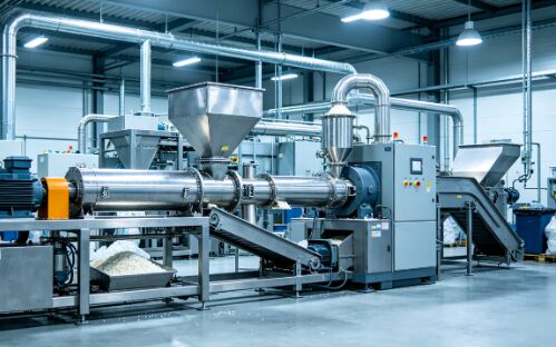 RECYCLE MACHINE PP PE PVC T T Pembayaran Term Film Extruder Machine Extruding Machine Featuring Main Motor Power 7.5kw 11kw Dirancang untuk Produksi Film