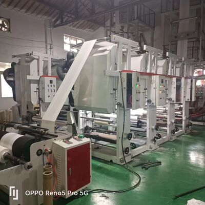 Diameter of Screw 55mm 2 atau 65mm 2mm Film Extruder Machine Total Power 11-21kw Extrusioncapacity 100 sampai 500 Kg h untuk Plastic Film Extrusion