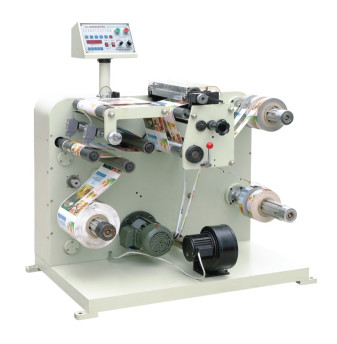200m / mnt Mesin Slitting Rewinder 320mm untuk pencetakan label