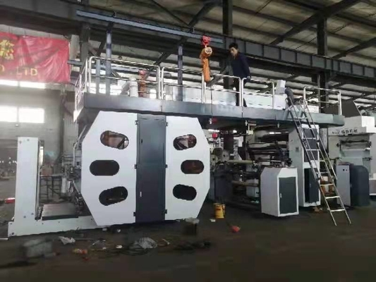 Mesin Cetak Flexo Central Drum Enam Warna Ekonomis dengan 6 Warna UV DIE CUT SLITING SERVO untuk Label Stiker Otomatis