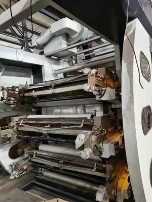 Roll to Roll Mesin Cetak Flexographic untuk Bahan Laminasi # 100-2000mm Mesin Cetak Flexo Plastik 120m / Min