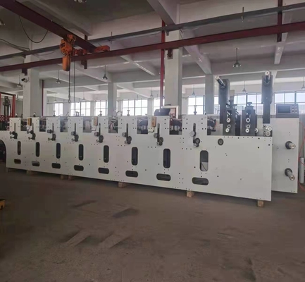 Mesin Pembuat Tas Belanja Kertas Flexo HJ 6-600 #380V 50HZ Mesin Cetak Flexo Empat Warna 220V