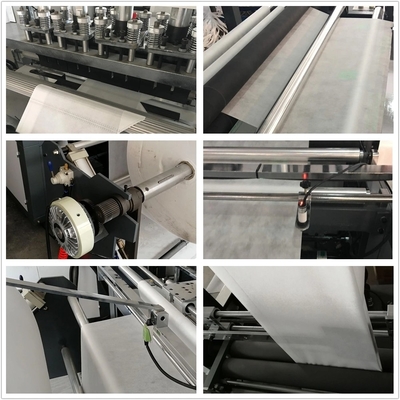 Mesin Pembuat Tas Belanja Kain Non Woven Berkecepatan Tinggi HJ 600 #1200mm Mesin Pembuat Tas Belanja Kertas Kain Non Woven