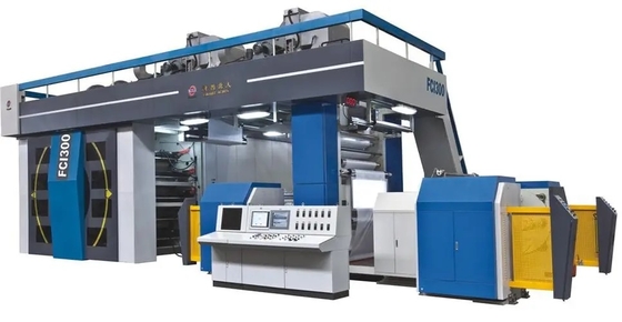 HJ 4 Color 800mm Non Woven Printing Machine untuk PE, PP, Cellophane, Plastic Film &amp; Woven Bags，
