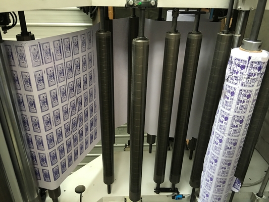 Mesin Cetak Flexo Plastik 8 Warna 6 Drum Tengah Warna