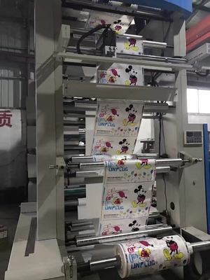 Mesin Cetak Flexo Plastik 8 Warna 6 Drum Tengah Warna