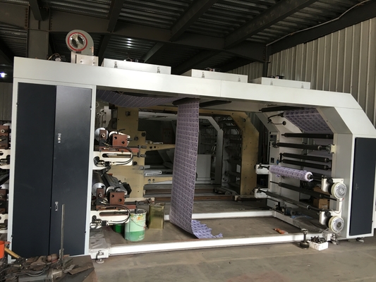 Mesin Cetak Ci Flexo Berkecepatan Tinggi 4000kg 6 Warna Untuk Film
