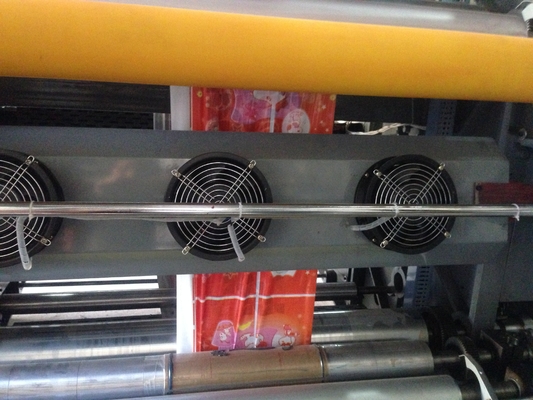 Mesin Cetak Flexo Central Drum Enam Warna Ekonomis dengan 6 Warna UV DIE CUT SLITING SERVO untuk Label Stiker Otomatis
