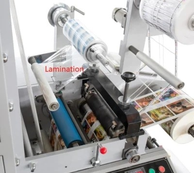 Mesin Cetak Label Flexo 4-Warna Berkecepatan Tinggi # Mesin Cetak Label Flexo Web Sempit 220V 380V