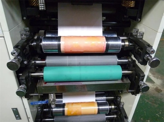 Printer Label Flexo Berkecepatan Tinggi untuk Stiker Film Kertas dengan UV Varnish Laminating, Mesin Cetak Label Flexo 1-8 Warna