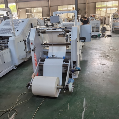 HJ-200 + LST-4700/4700R Roll Feeding Flexo Printing Square Bottom Paper Bag Membuat Mesin #200pcs/Min Kertas Membawa Tas