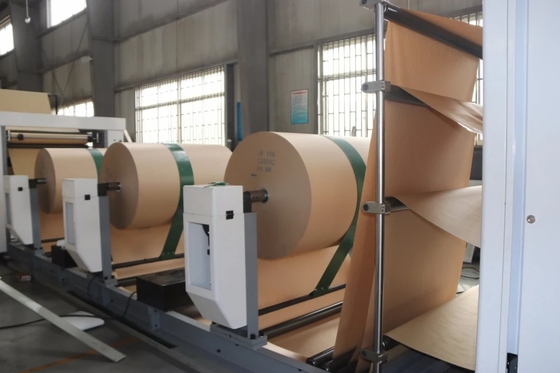40 Pcs / Min Mesin Pembuat Kantong Kertas Kraft 30-40mm, Mesin Tali Kertas