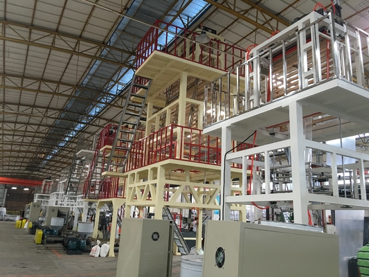 Mesin Ekstrusi Film Plastik Nylon Blown 11-110KW
