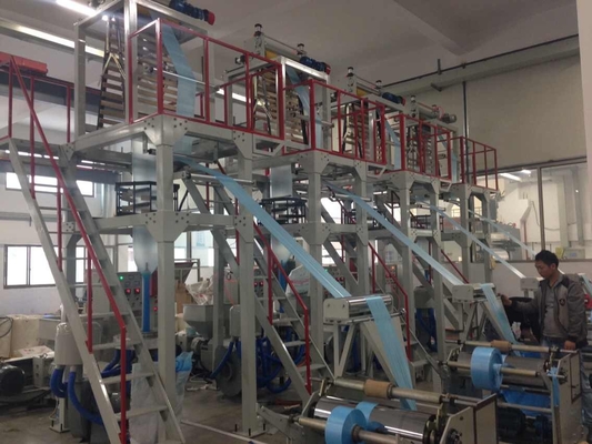Mesin Extruder Monolayer Plastik HDPE Mini Sekrup Tunggal